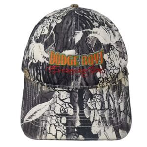 Daystone Baseball Cap Gray White Camo Dodge Boys Hat OS Strapback Embroidered